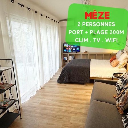 Charmant Studio Climatise A 200M De La Plage Mèze Zewnętrze zdjęcie
