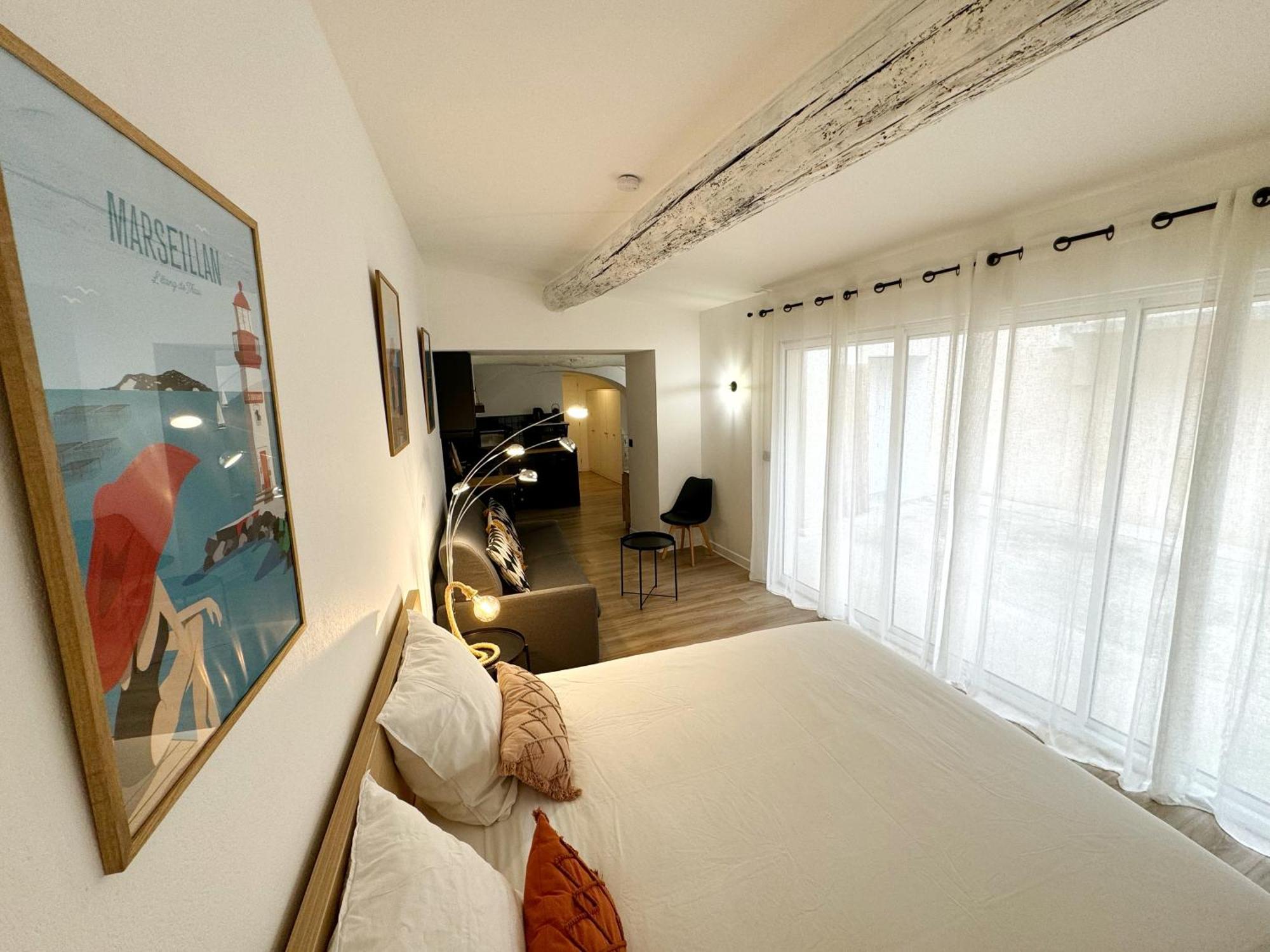 Charmant Studio Climatise A 200M De La Plage Mèze Zewnętrze zdjęcie